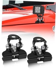 Led Hood Mounts,Hood Clamp Lights Mounts,304 Stainless Steel, Black
