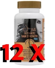 X12  Joyce Giraud Ultimate Hair Strength Pro Supplement 360 Day Supply 12/26