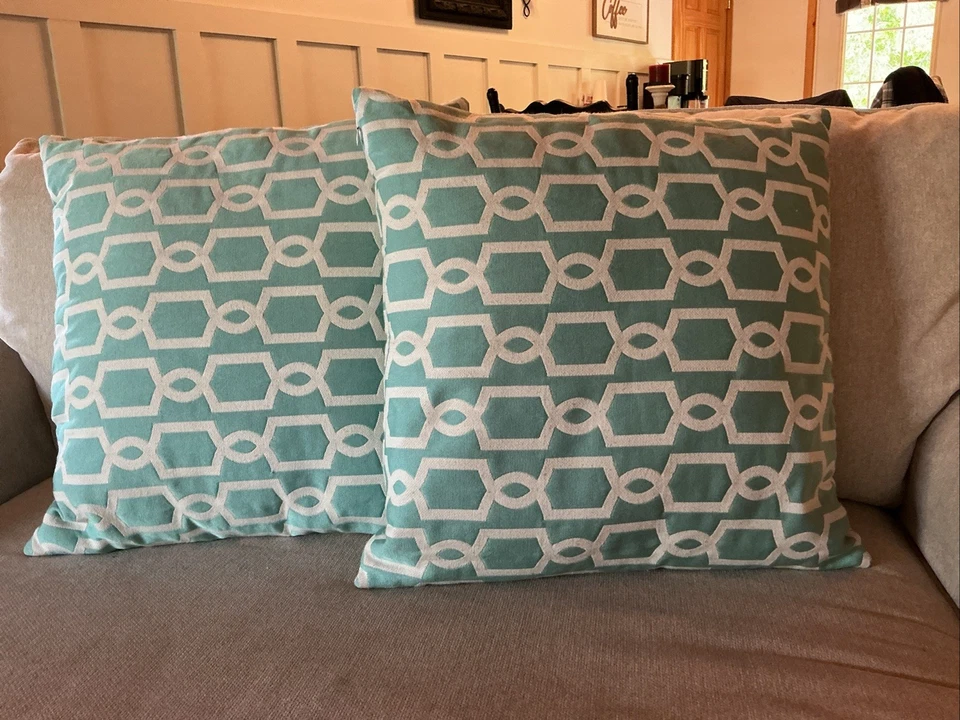 Juego de dos almohadas decorativas 18x18 Foto 2 de 4