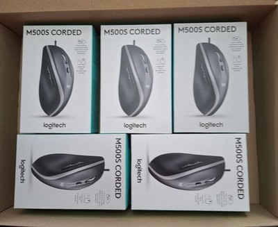 5x Logitech M500s Kabelgebundene Maus, Gaming Mouse, PC Zubehör