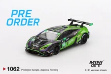 (PRE-ORDER) Mini GT #1062 Lamborghini Huracán GT3 EVO2 #78 Forte Racing 2024