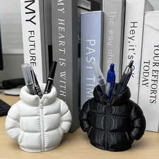 Down Jacket Shape Pen Holder Pencil Container Student Stationery