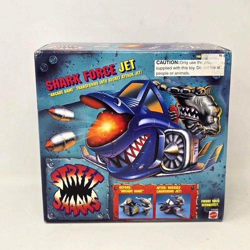Mattel Street Sharks Shark Force Jet Fin Force MISB New Sealed Vintage 1995