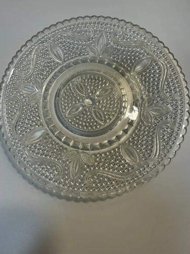 Vintage Federal Glass Heritage Saucer