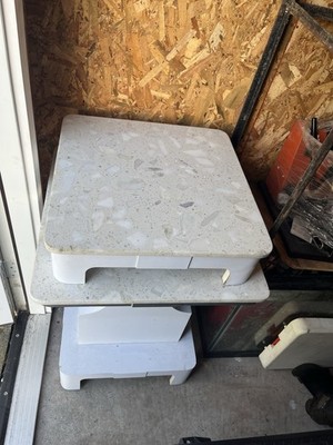 Fales Dryer Station Square Gloss White 24x24x39.5 Biological Laboratory