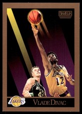 Vlade Divac 1990-91 SkyBox #135 Lakers NBA READ FREE SHIPPING AutographDen
