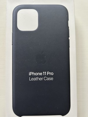 Apple Leder-Case Midnight Blue für iPhone 11 Pro, neuwertig, in orig. Verpackung
