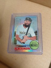 2017 Topps Heritage Chrome Refractor  /568 Charlie Blackmon #THC-433 Rockies 
