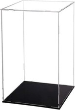 Acrylic Display Case, Clear Display Cases for Collectibles Assemble Display B...