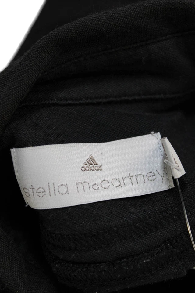 Adidas by Stella McCartney Mujer Algodón Sin Mangas Polo Negro Talla XS Foto 4 de 4