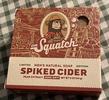 Dr Squatch Limited Edition Bar Soap SPIKED CIDER Zero Grit Natural Made In USA