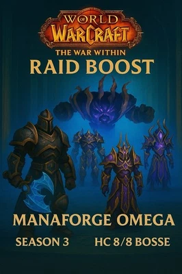 World Of Warcraft TWW Manaforge Omega Heroic Raid Boost WoW EU -Viele Runs tägl.