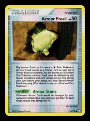 Armor Fossil 116/123 Mysterious Treasures Reverse Holo