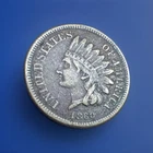 KEY DATE 1860 COPPER INDIAN HEAD CENT PENNY -FULL LIBERTY-