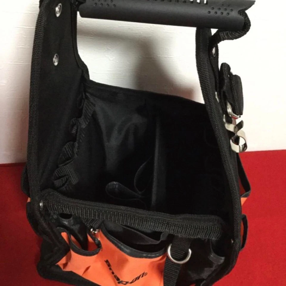 Snap-on TB1OMP3 compact tool bag with 12 exterior and 9 interior pockets Orange - Image 4 of 4