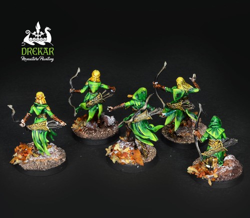 Mirkwood Rangers Hobbit - Lord of the rings ** COMMISSION ** painting - Picture 3 of 12