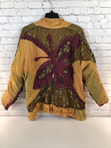 Chaqueta Blazer Manga Dolman Multimedia Años 80 De Colección Rara 2580 - Imagen 3 de 12