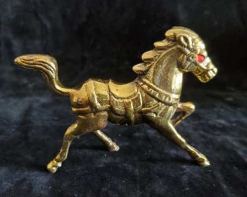 Hermoso Bronce Caballo Figura De Perú, Nueva - Imagen 3 de 3