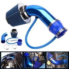 3" Car Cold Air Intake Filter Induction Kit Pipe Aluminum Power Flow Hose System