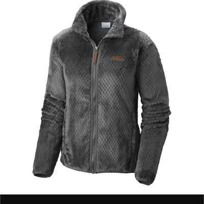 Columbia Sherpa Teddy Fleece Soft Cozy Plush Zip Jacket