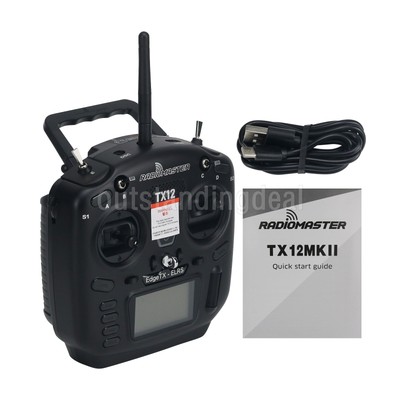 Radiomaster TX12 Mark II RC Remote Controller CC2500 w/ Left Hand Throttle ot34