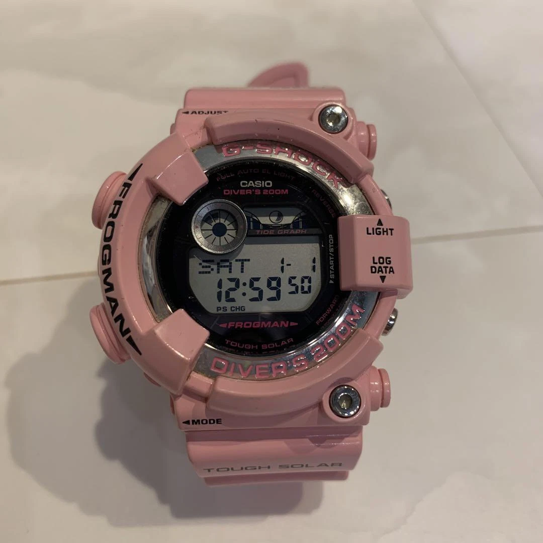 G shock sales frogman pink