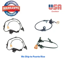 SET of 4 ABS Speed Sensor Front & Rear for Acura CL 01-03 TL 99-03 Accord 98-02