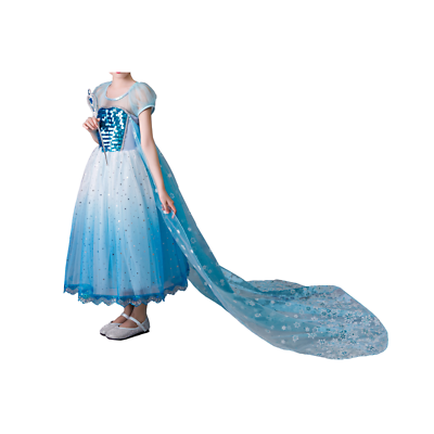 Elsa Blue Ice Queen Dress: Perfect Frozen Birthday or Christmas gift