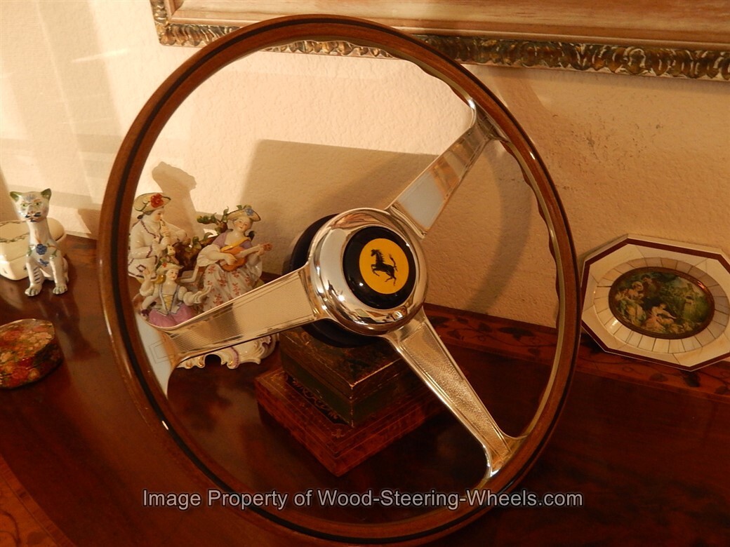 FERRARI Wood Steering Wheel 40cm ORIGINAL 250 GT SWB  - 250 GT LUSSO 1960  1964