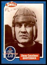 1988 Hall of Fame BLUE #27 Jimmy Conzelman RARE Providence Steam Roller 1928 