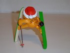 GARFIELD "Oh Shoosh" Enesco ORNAMENT 572624 skiing gently used with box  VG+ — photo 4