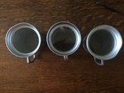3 Vintage Glass Bottom Aluminum Beer Tankard Mug Made in Hong Kong Taiwan "WALT" — photo 6