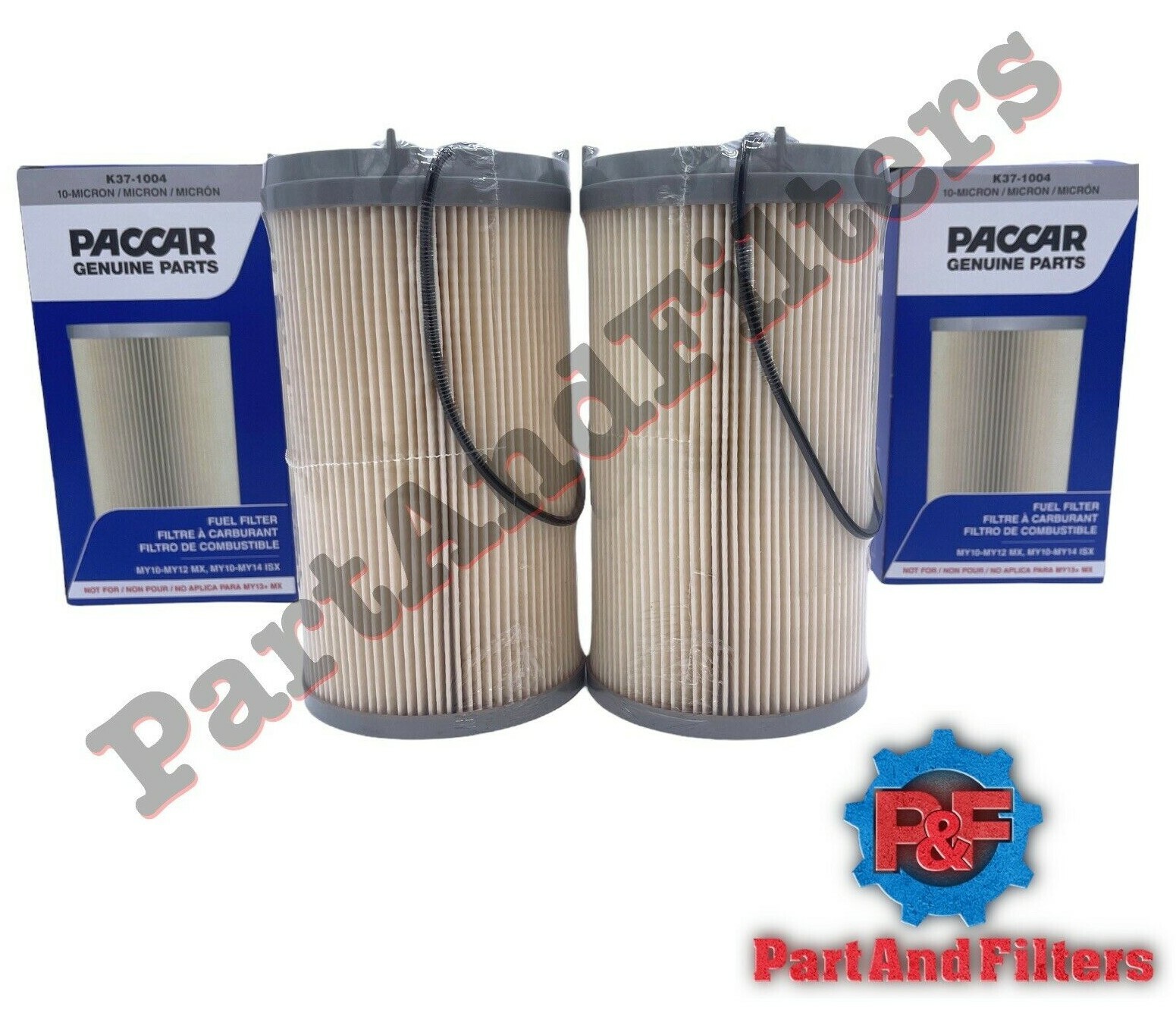 PACCAR K371004 Fuel Filter with Water Separator (Pack of 2) eBay