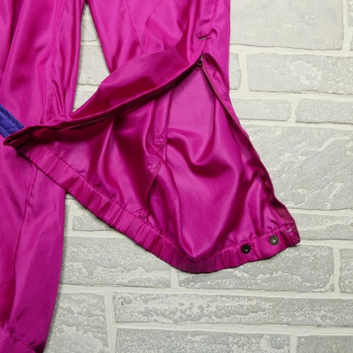 VINTAGE Columbia Wind Pants Womens Large Purple Nylon Windbreaker Lightweight - Picture 7 of 11