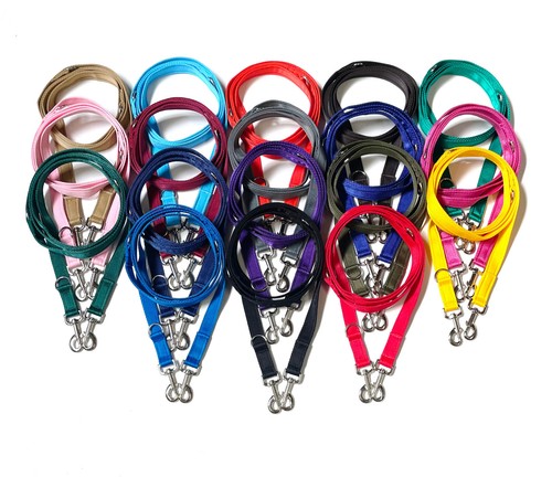 Police Style Dog Training Lead Double Ended Leash Multi-Functional 20mm 25mm