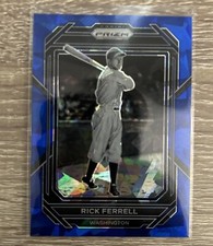 Rick Ferrell 2023 Panini Prizm Blue Cracked Ice #282 Hall Of Fame Washington 