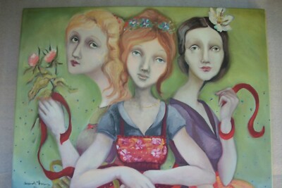 Cassandra Barney Ltd. Ed. Giclee Canvas - ''Together They Could Do So Much'' #5/75