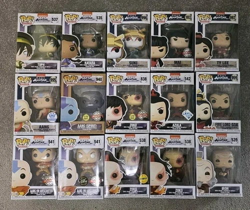 Funko Pop Avatar The Last Airbender Bundle With Chases