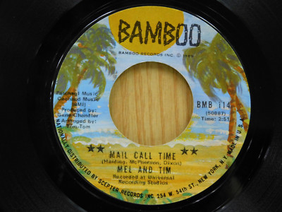 Mel And Tim - Mail Call Time bw Forget It I've Got It 45 - VG+