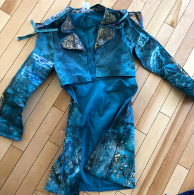 Disney Store Uma Jacket Descendants Child Size M 7/8 Faux Leather - Jacket Only