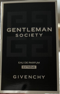 GIVENCHY GENTLEMAN SOCIETY Eau de Parfum Extreme Sample Spray 1ml/0.03oz New
