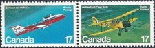 🍁Canada   #903 /904    CANADIAN AIRCRAFT     Brand New  1981   Original Gum