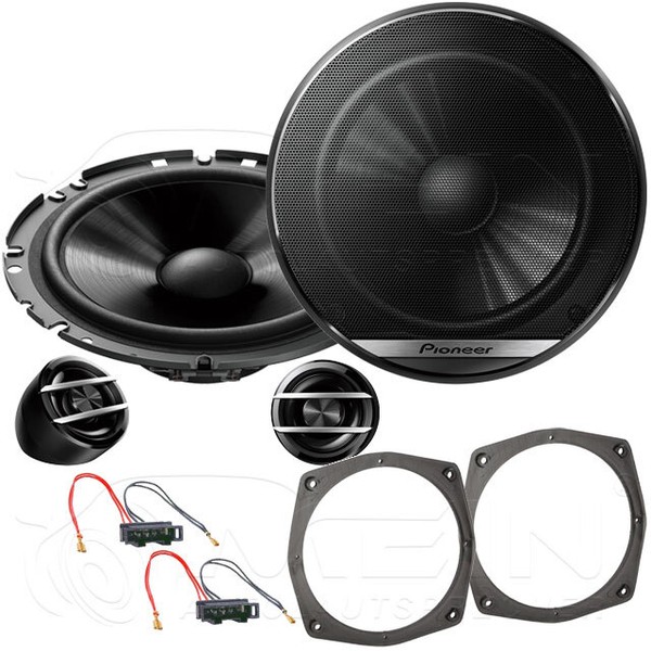 Pioneer Lautsprecher FüR VW Lupo 1998-2005 Heck Seite Hinten 2-Wege 300W #Atca-image