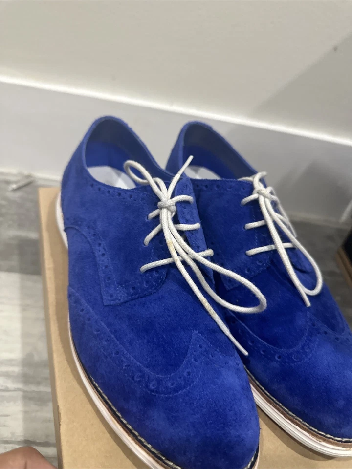 Cole Haan Lunargrand Punta de Ala Cobalto/Blanco Usado Talla 8 Foto 3 de 4