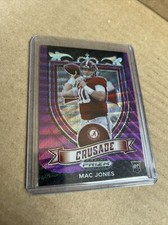 MAC JONES RC 2021 Prizm Draft PURPLE WAVE #170 Patriots Football Card (c1)