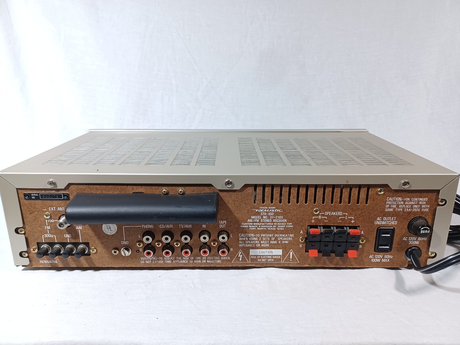 Vintage Realistic STA460 AM / FM Stereo Receiver eBay
