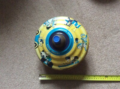 Original Chad Valley Humming / Spinning Top Tinplate Water Sprite 1950 s