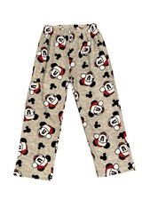 Disney Mickey Mouse Pajama Pants Sleepwear Pjs Unisex Kids Size 5 EUC