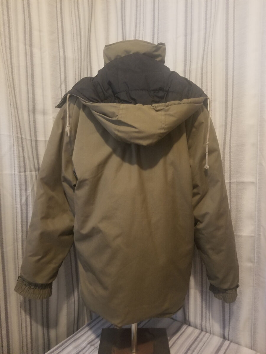 OMNI II LTD Jacket Men's Size Small - Beige Zip Up Hooded OMNI II LTD Jacket Men's Size Small - Beige Zip Up Hooded