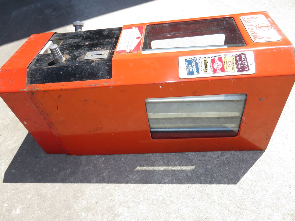 Vintage Select-O-Vend Candy Gum Penny Vending Machine 1940's